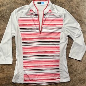 PGA TOUR Quarter-Sleeve Zip Jersey | Small | Great Condition